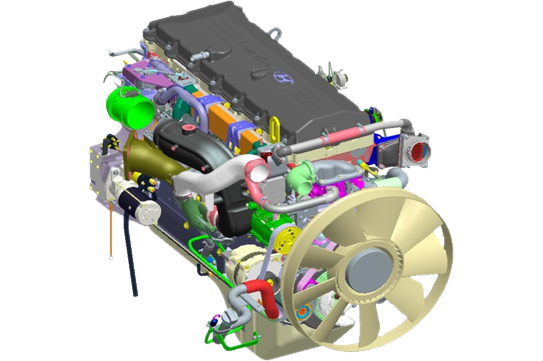 Động cơ xe bồn chở khí LPG 28.5 khối HD360